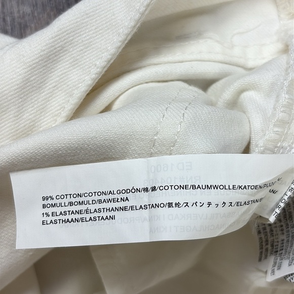 NEW EVIDNT ORSAY SLIM  High Rise Cropped Notched Ankle Jeans 24 - Picture 4 of 9